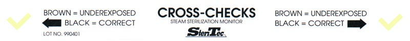 Cross-Checks Steam Sterilization Monitor